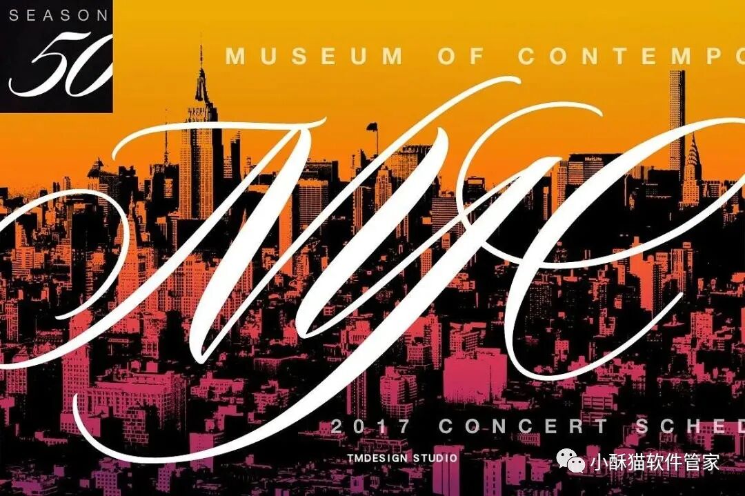 【01】32款高端手写英文字体！绝对可以冲击甲方视觉！插图12小新卖蜡笔