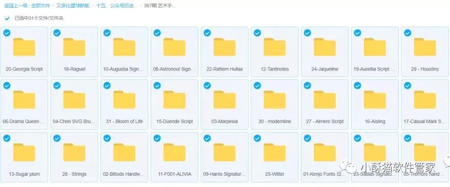 【01】32款高端手写英文字体！绝对可以冲击甲方视觉！插图32