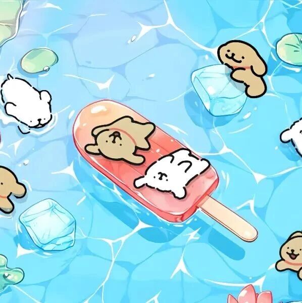 电脑壁纸4k超清线条小狗