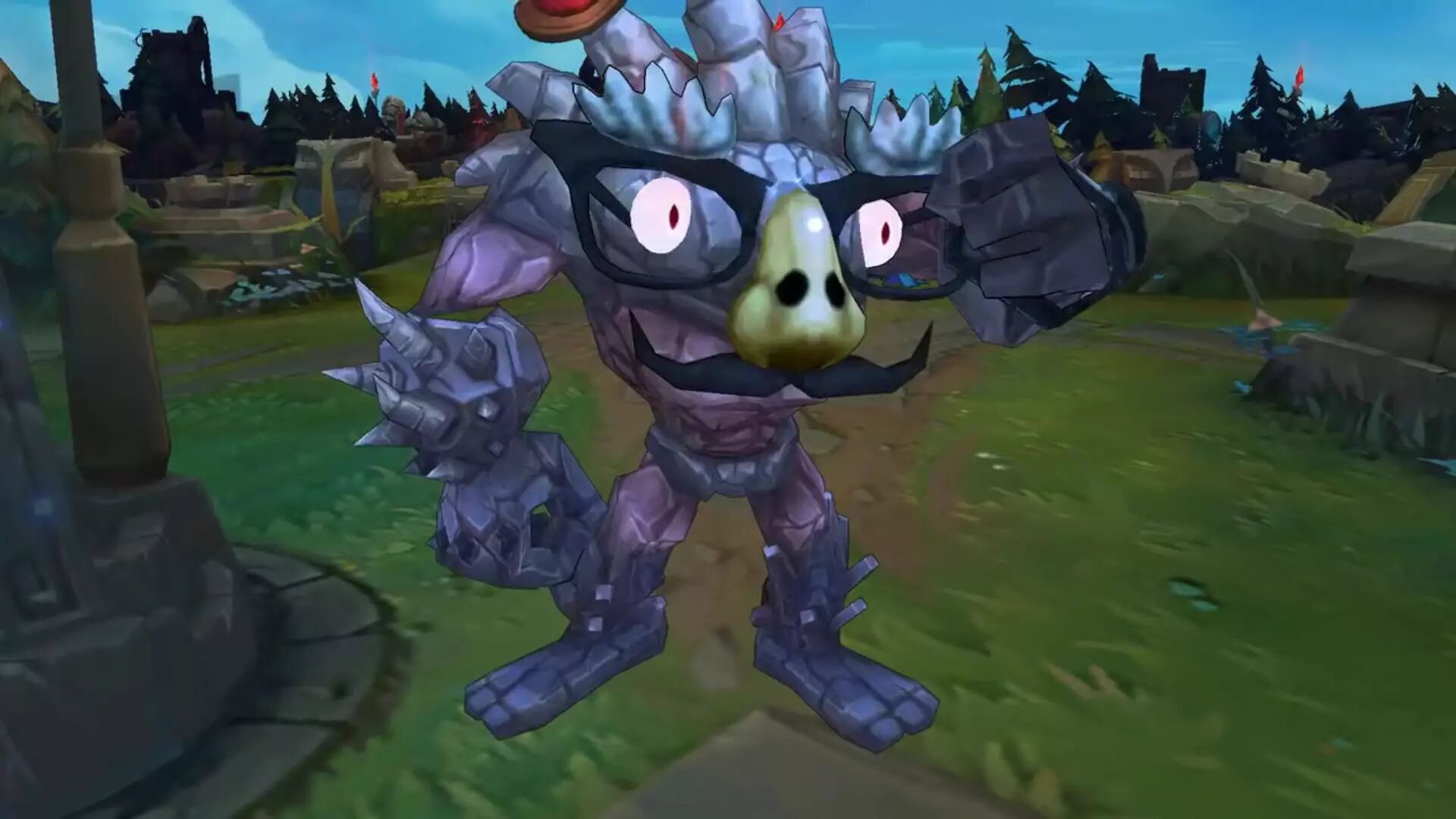 lol这个皮肤太逗了这是石头人一生的污点. - ゛故事_____メ的主页