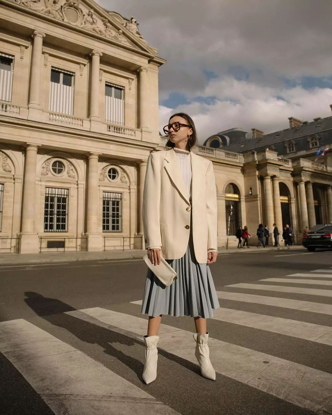 仙女裙＋外套，讓你美貌與時髦並存，好看炸了！ 時尚 第6張