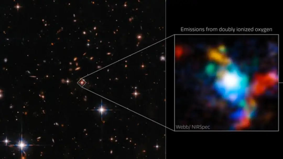 詹姆斯·韦布空间望远镜拍摄到星系合并的罕见景象的图1