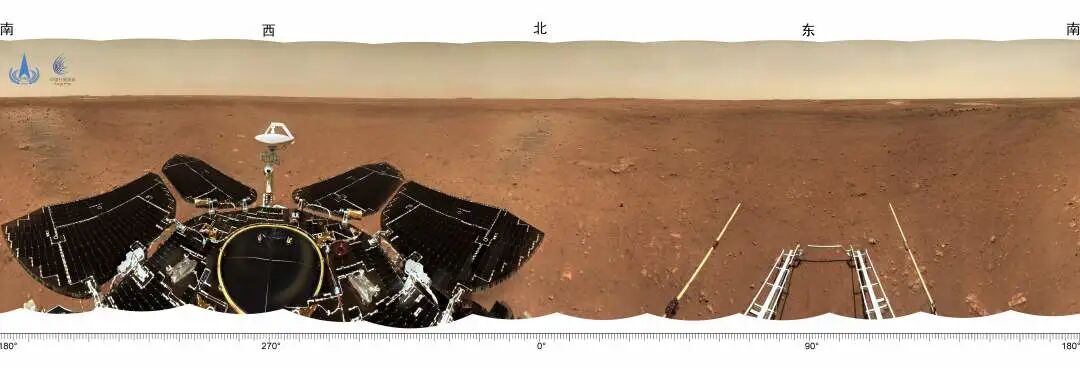 NASA首次拍摄到中国祝融号火星探测车的图3