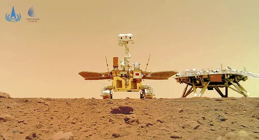 祝融号火星车继续南下，开始伟大的冒险的图3