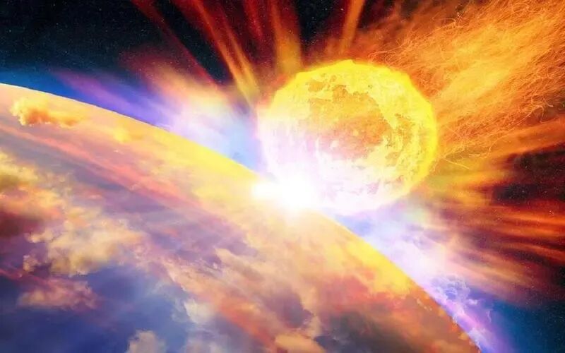 一个中等大小的耀斑就相当于几十万次强火山爆发的能量,一个超强耀斑