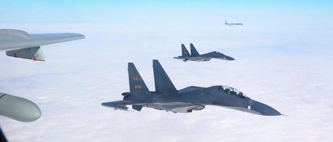 台湾上空，解放军28架战机轰鸣！国防部：“台独”就意味着战争