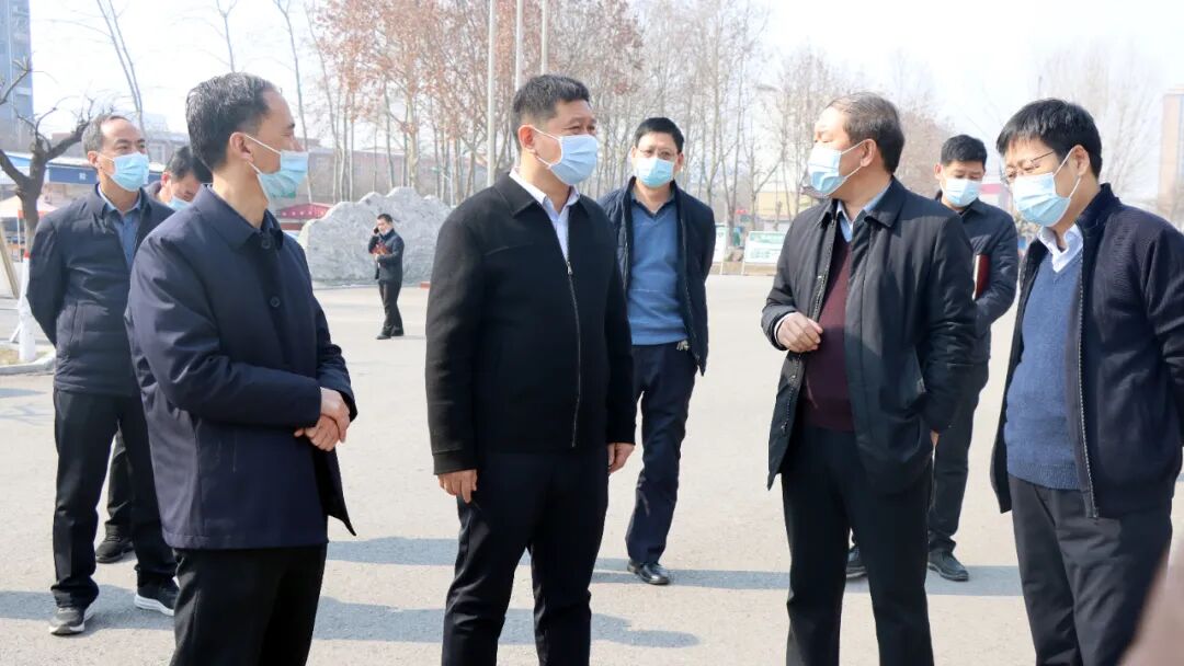 创建文明县城隆尧县长段洪波检查指导学校开学及文明校园创建工作