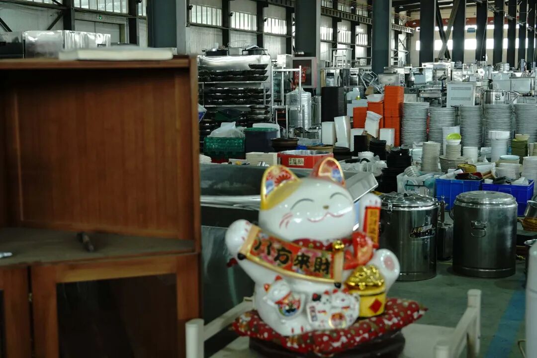 仓库一角。（南方周末记者 梁婷/图）