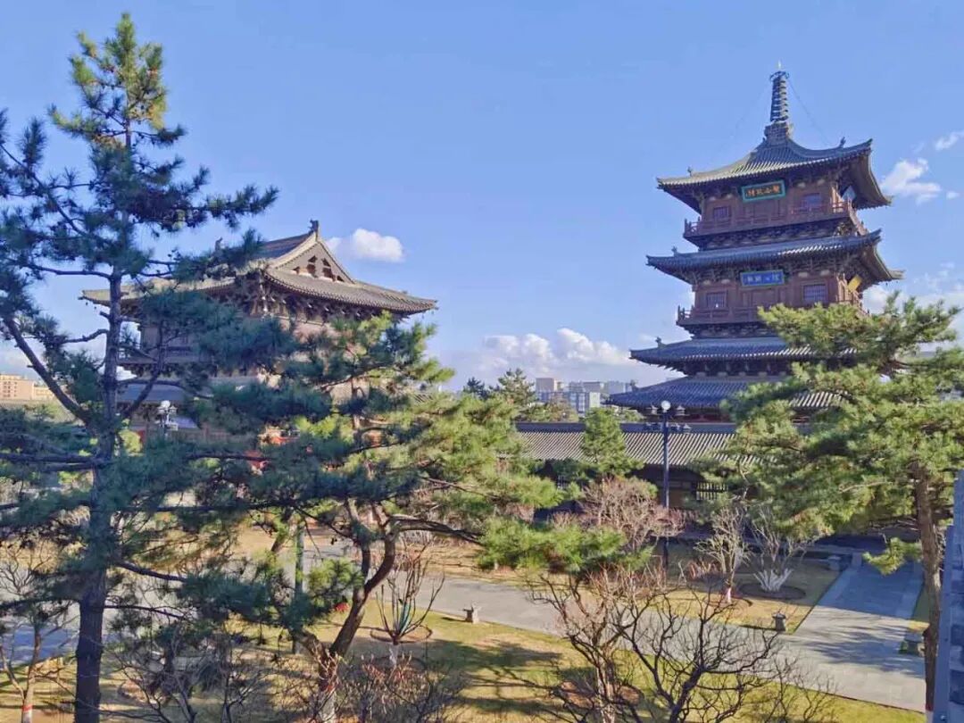 朱子明2023年所摄的大同华严寺。 （受访者供图 / 图）