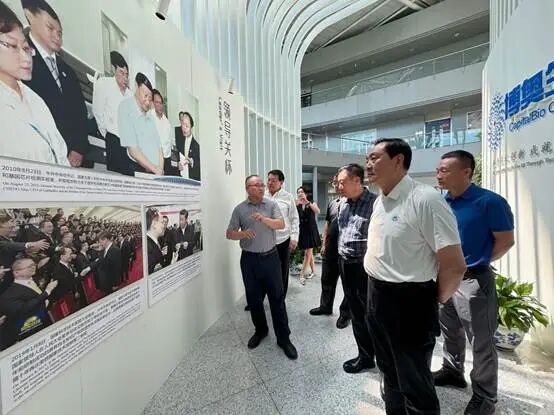 权顺基会长一行考察调研北大国际医院、博奥生物集团