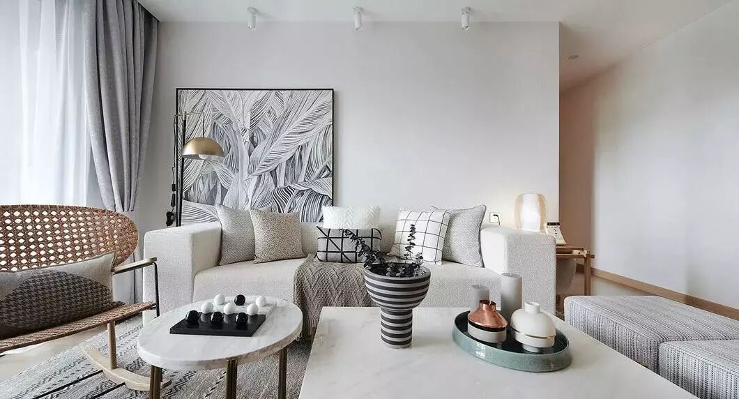 高级感的客厅长这样，你家要不要试试？