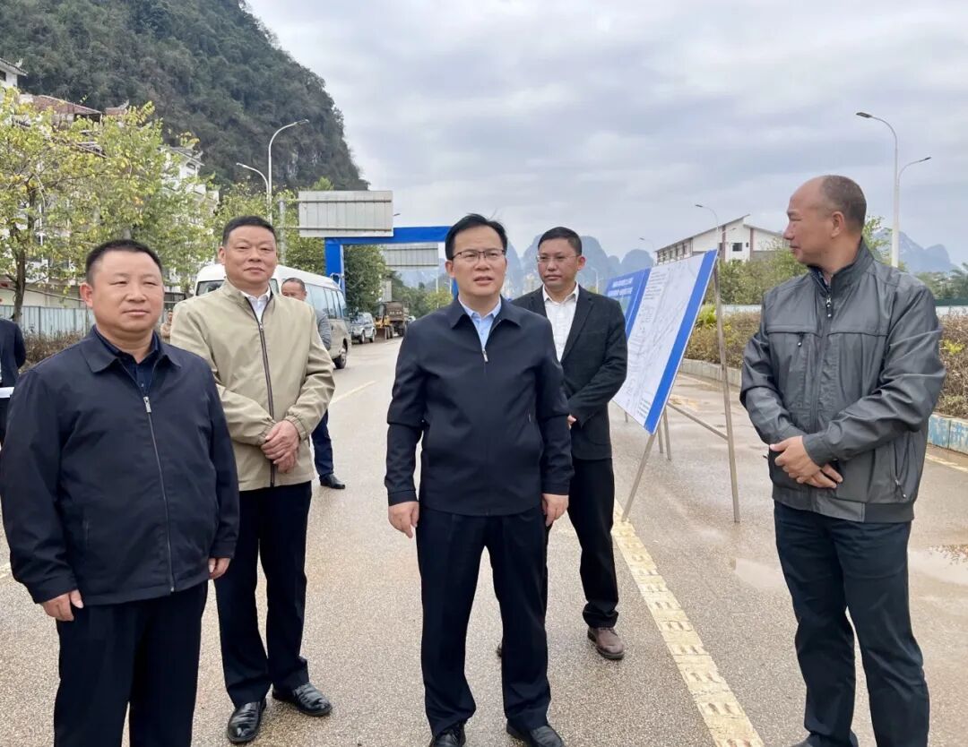 卢新华带队来阳朔开展"狠抓落实,深化改革,服务企业,保障民生,推动