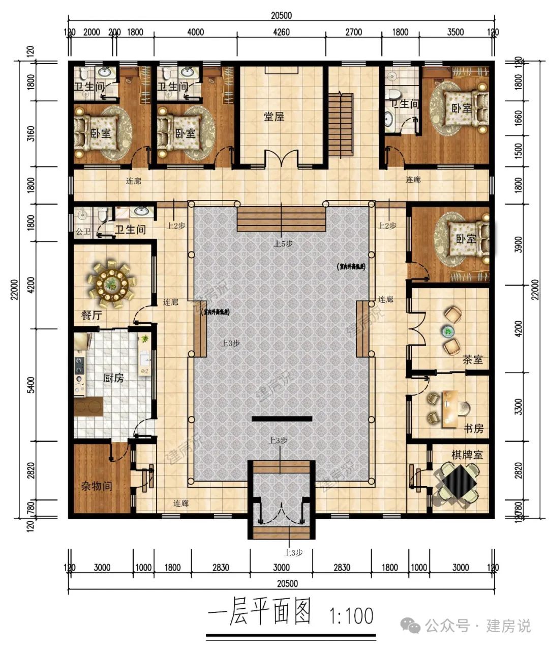 10000平米别墅户型图图片