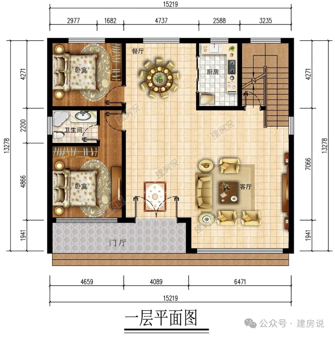 120平米的户型图大全图片