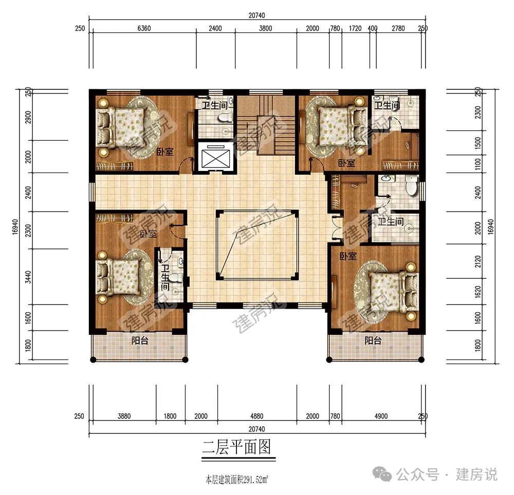 鹰河别墅平面图图片