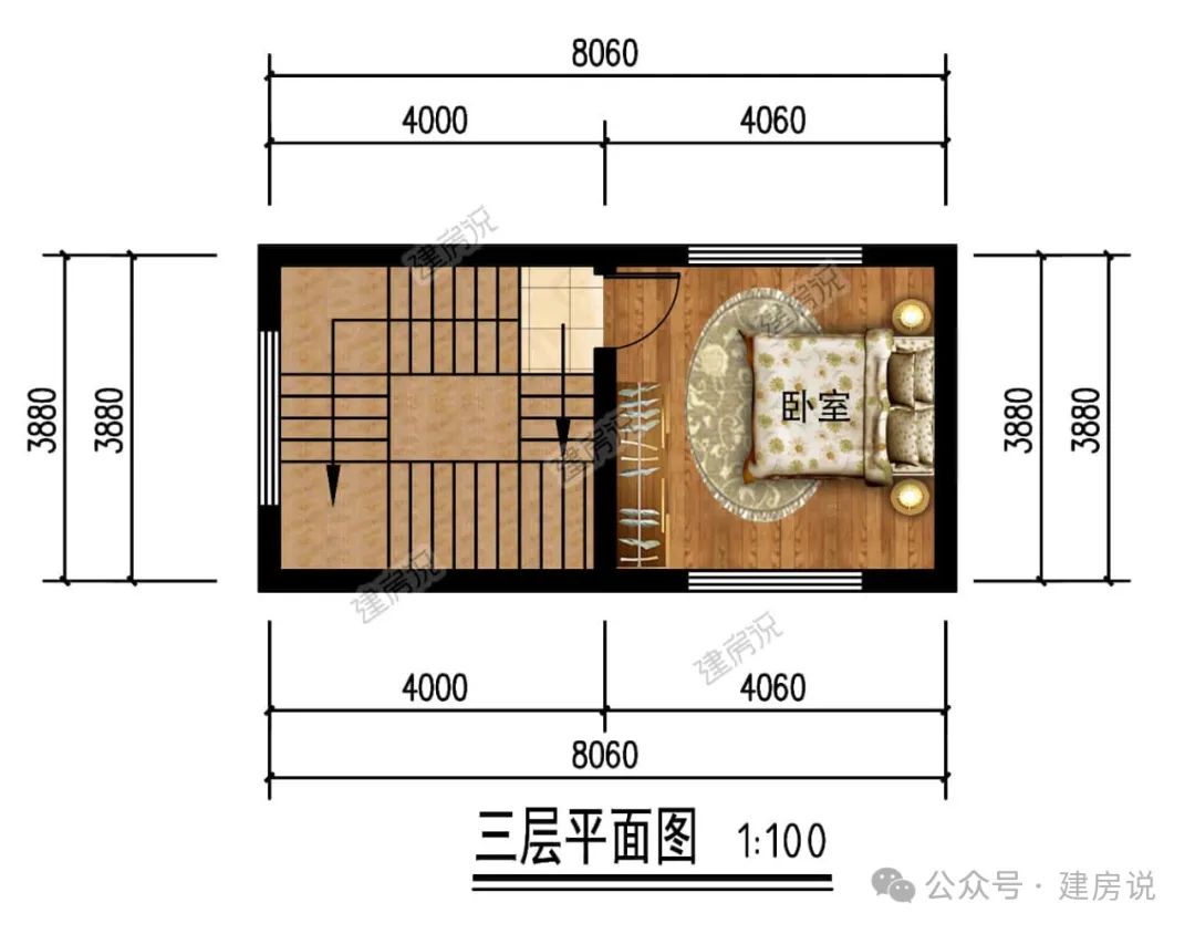 135平方别墅设计图图片