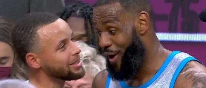 詹姆斯绝杀！5连胜！助攻库里50分拿到AMVP！