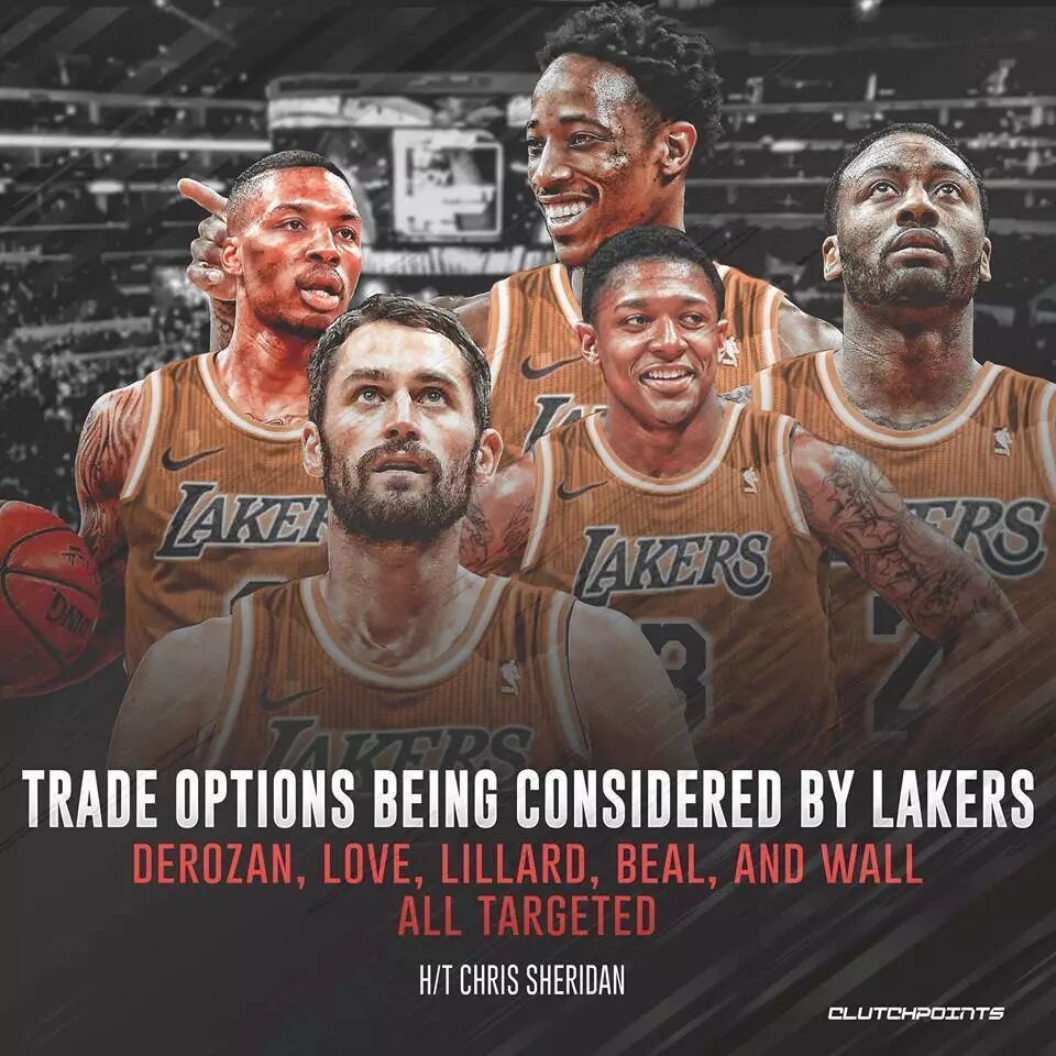 但目前湖人还未引进明星球员来帮助他 据报道,针对引进第二个明星球员