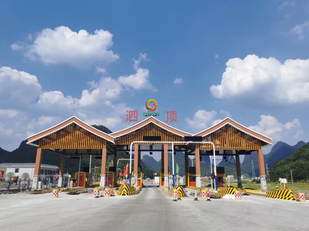 好消息始于临桂的桂林至柳城高速已开展工程预验收检查通车在望