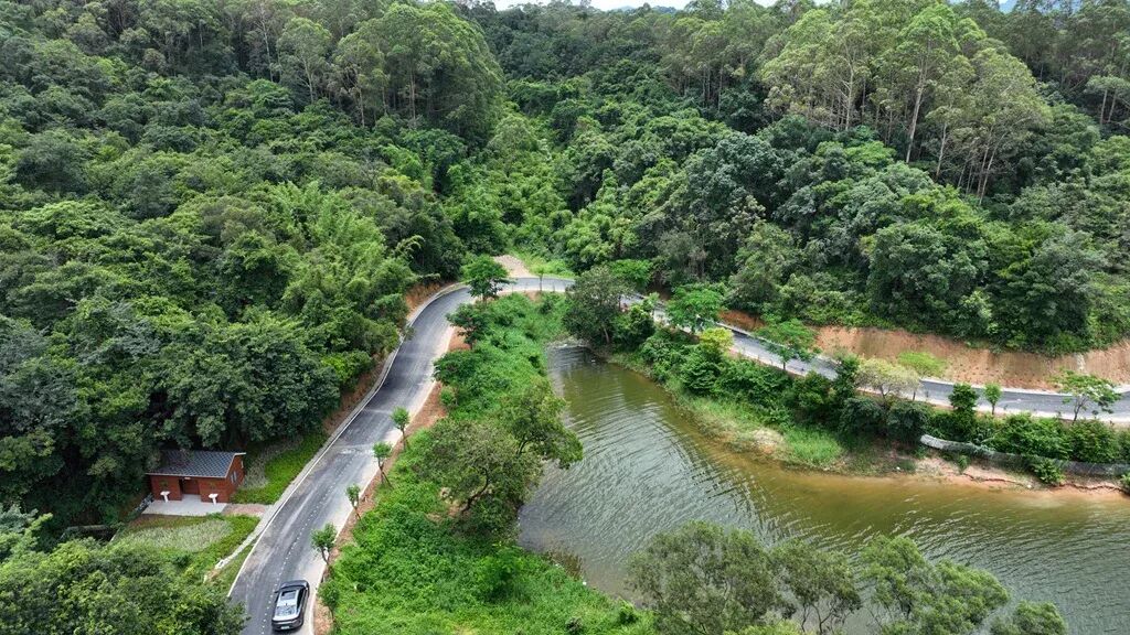 博罗县横河镇27公里环湖碧道。