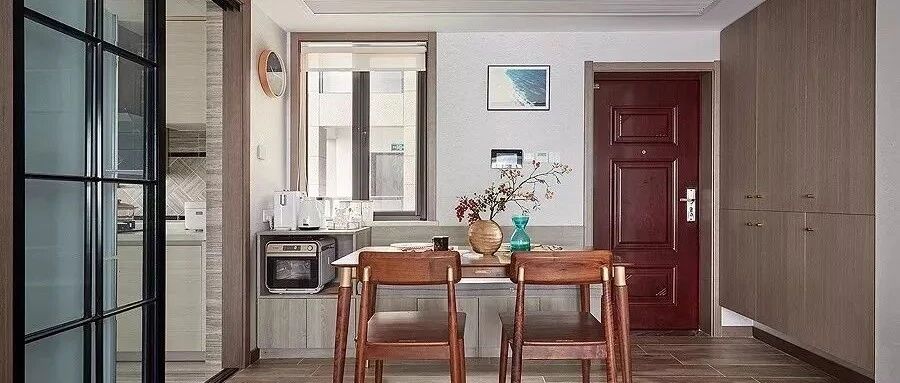 厨房门这样搭配，真的很漂亮！