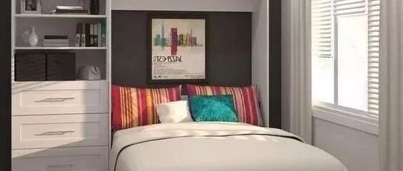 小卧室不要再买床了!头次看到这种设计，多功能又省空间，太实用了!