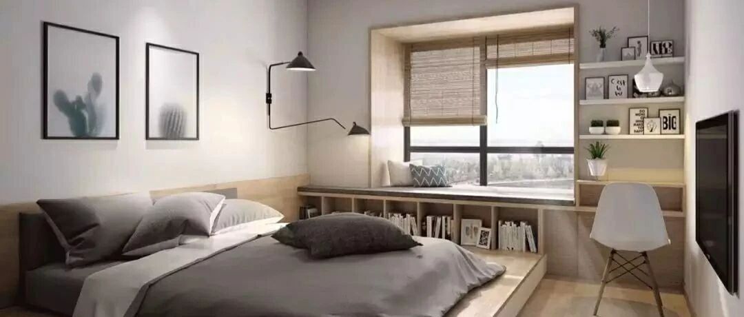 飘窗窗帘是靠墙好，还是靠窗好？别让窗帘毁了你的浪漫飘窗...