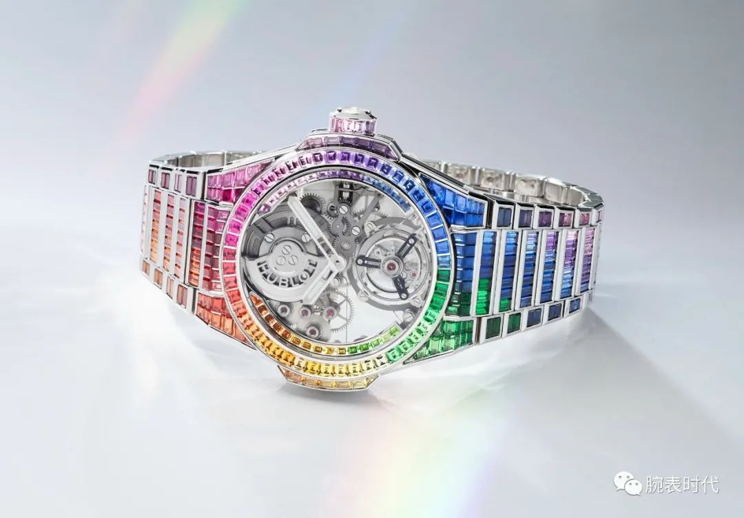 HUBLOT宇舶外Big Bang Integral一体式陀飞轮高级珠宝腕外(3)