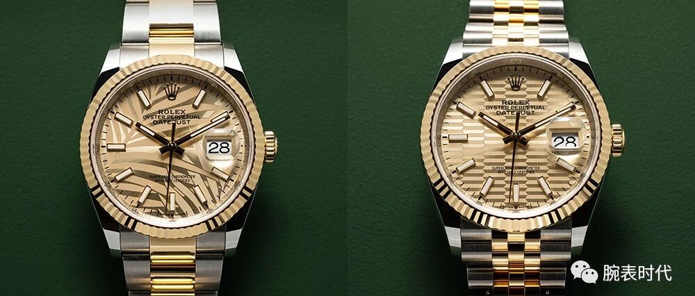 棕榈叶VS坑纹盘，怎么看劳力士2021年推出的两种表盘？