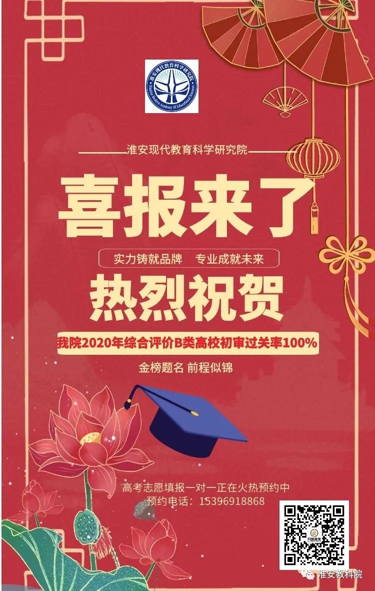 热烈祝贺我院2020年综合评价招生服务全部考生初审入围率100%(图1)