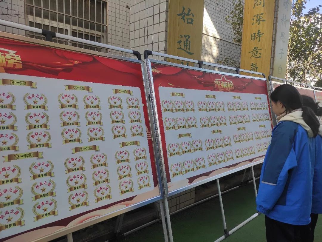 树立学习榜样 彰显优秀风采 ——姜谭高中2023-2024学年度第一学期学习之星评选活动