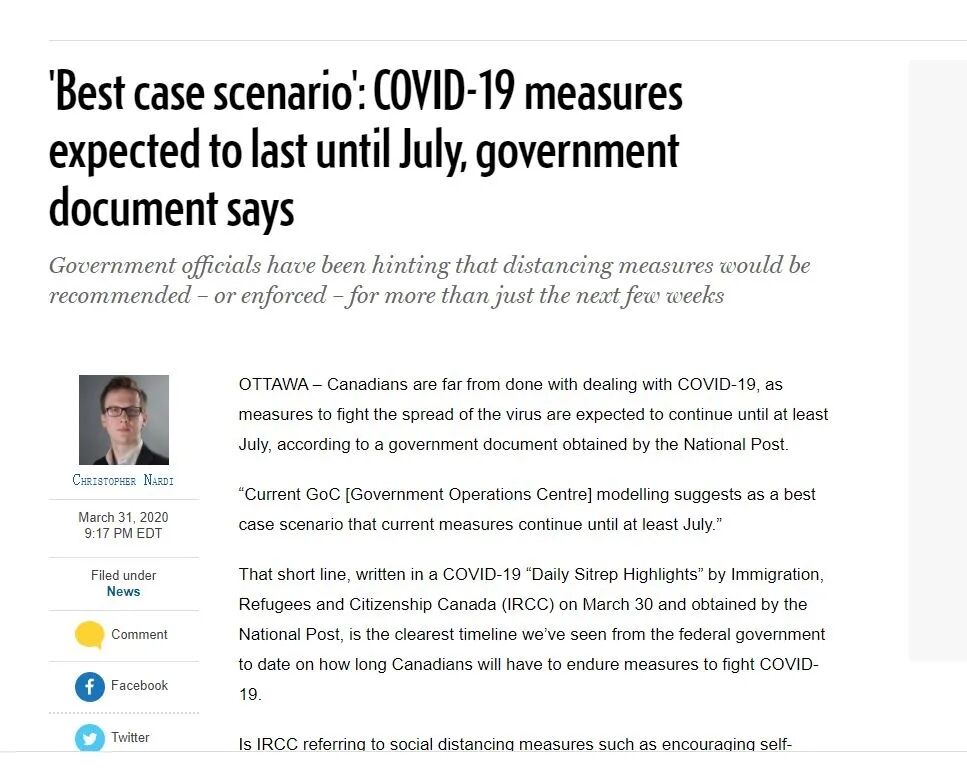 加拿大新冠疫情会影响办理自雇移民吗