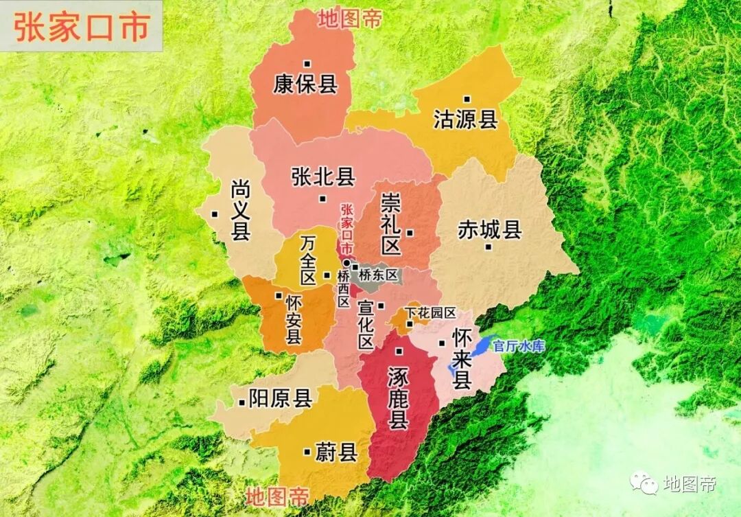 张家口曾一城两 省会 管察哈尔省和内蒙古 地图帝 微信公众号文章阅读 Wemp