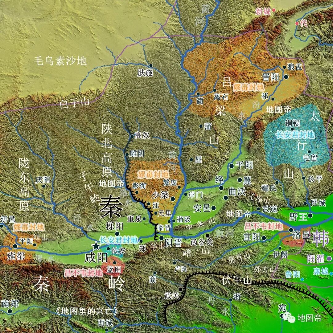 嫪毐封地广大 占据秦国旧都 有太后帮助 怎么输给秦始皇的 地图帝 微信公众号文章阅读 Wemp