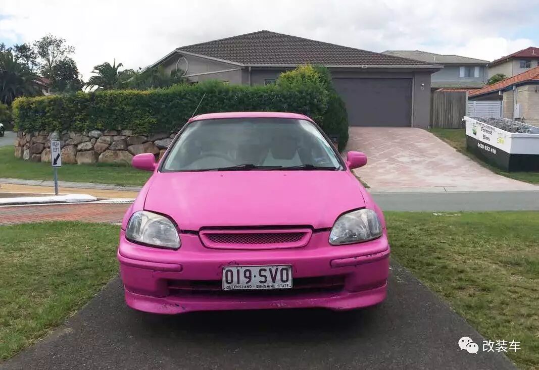 去澳洲留學的第一輛車 竟然是年前的本田思域 改裝車 微文庫