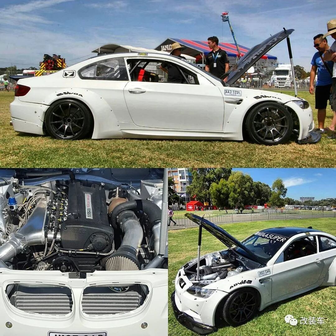 当m3 E92遇上战神的rb26心脏 千匹马力一路漂不停 改装车 二十次幂