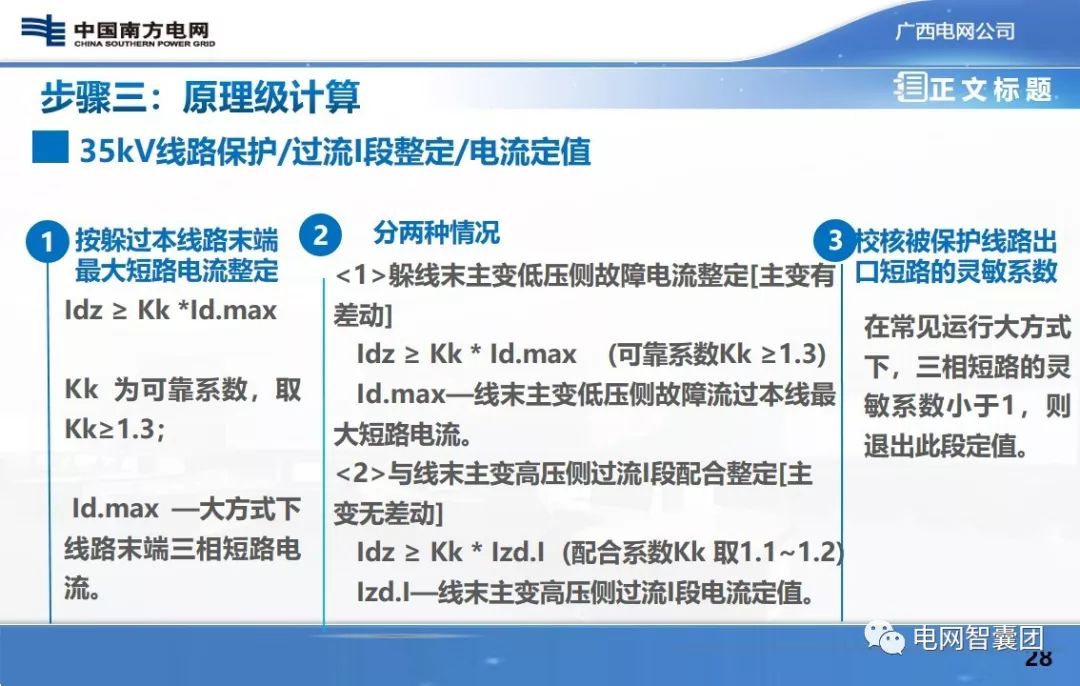 保护定值：故障分析计算、原理级计算、装置级计算的图27