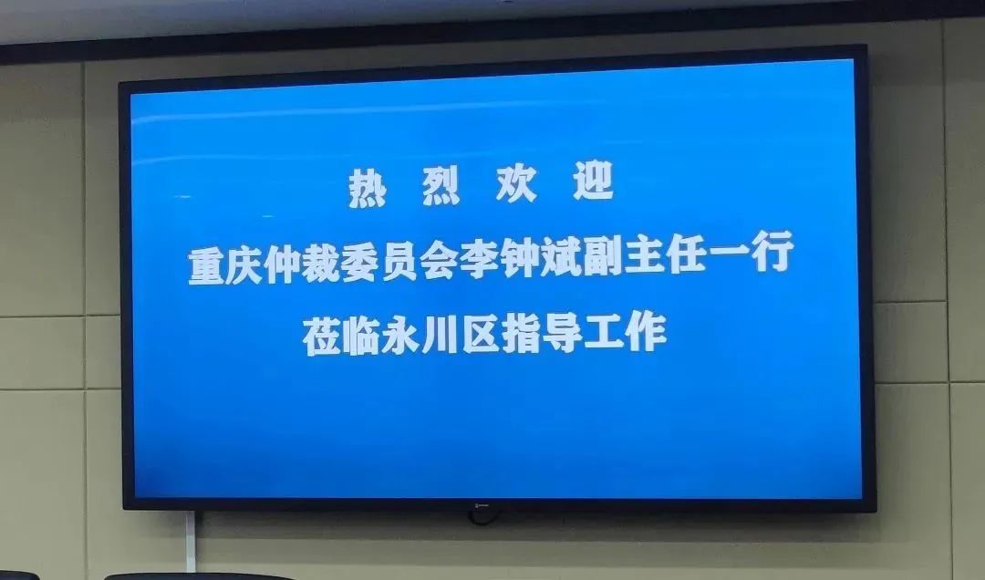 首先,重庆仲裁办副主任李钟斌等一行人在石松律所刘