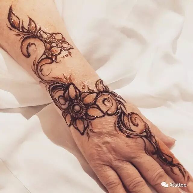 海娜/jagua手绘—花