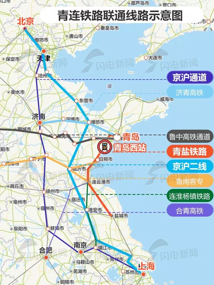 济青高铁即将通车青岛人乘车只能去红岛吗这条铁路开通时间已定时刻表