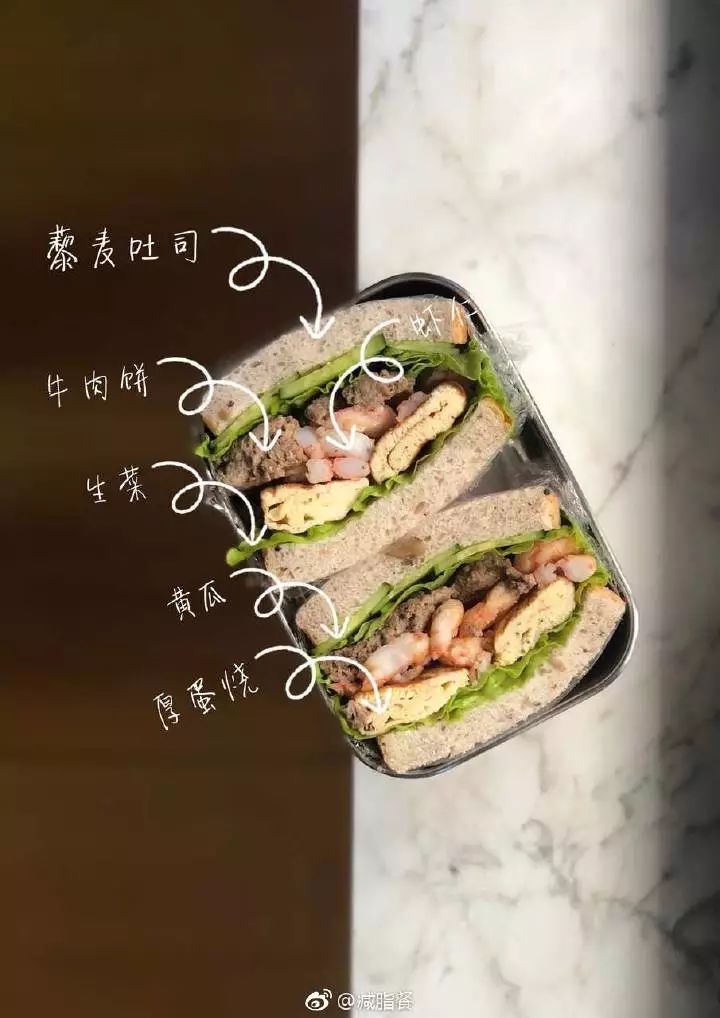 本周最佳食譜 | 減脂早餐三明治合集 美食 第6張