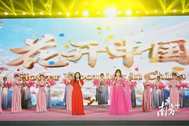 歌曲《花开中国》合唱。