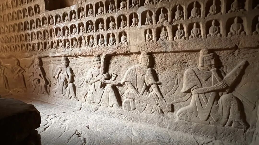 飞天礼佛南北朝的绝美造像巩义石窟寺