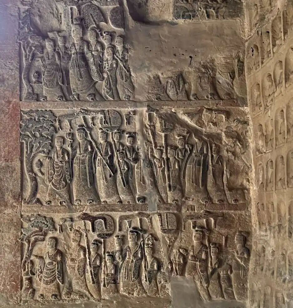 飞天礼佛南北朝的绝美造像巩义石窟寺