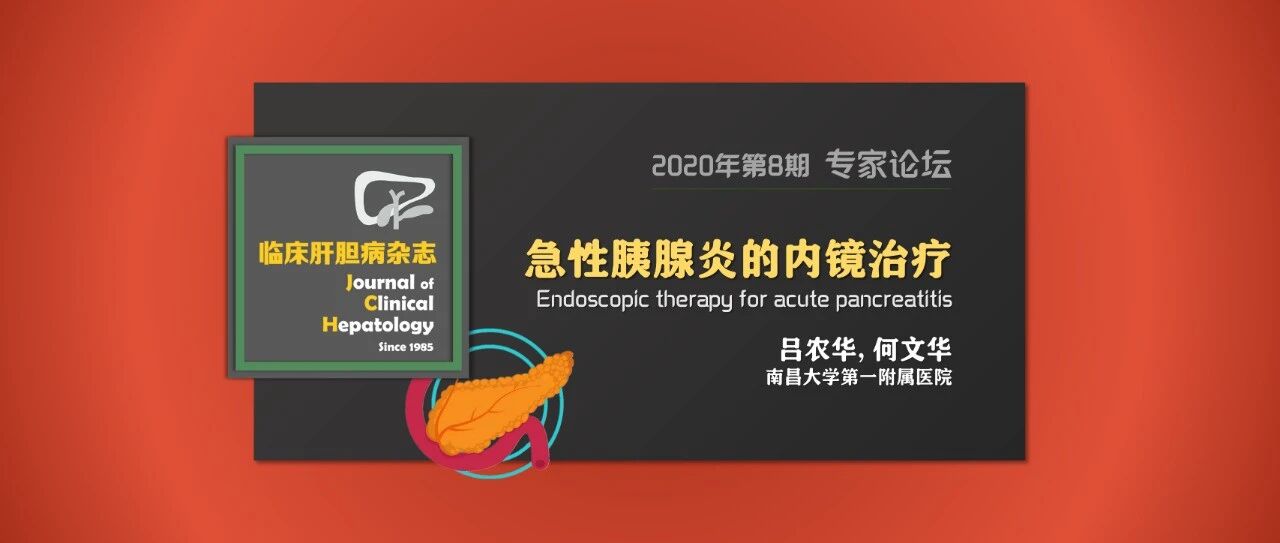 专家论坛｜吕农华：急性胰腺炎的内镜治疗
