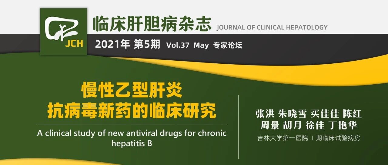 专家论坛｜丁艳华：慢性乙型肝炎抗病毒新药的临床研究