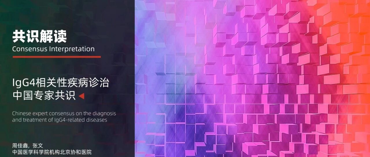 共识解读｜IgG4相关性疾病诊治中国专家共识