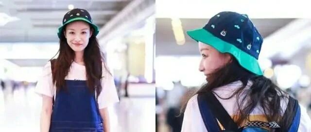 舒淇在老公面前好清纯！穿背带裙44岁似少女