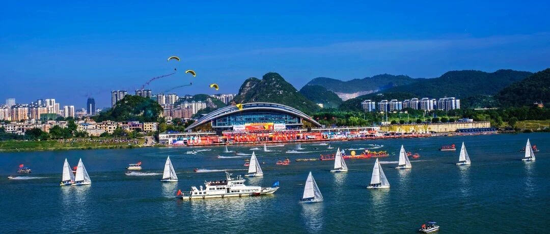 嗨起来！今年柳州水上狂欢节好多花样！螺蛳粉美食节在窑埠古镇哦