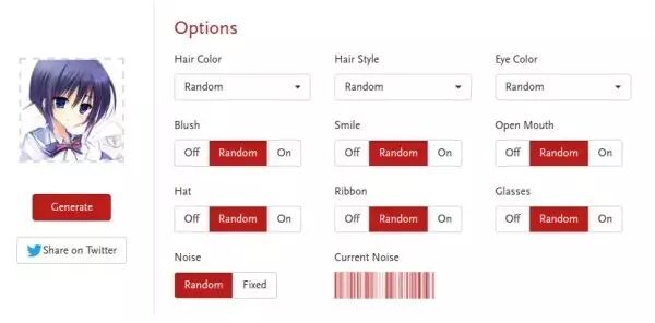 you can change the settings to have different facial images